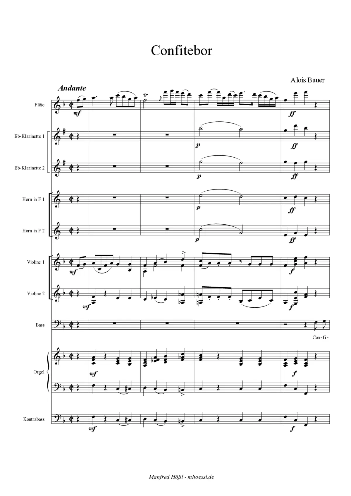 Confitebor tibi - Page 1