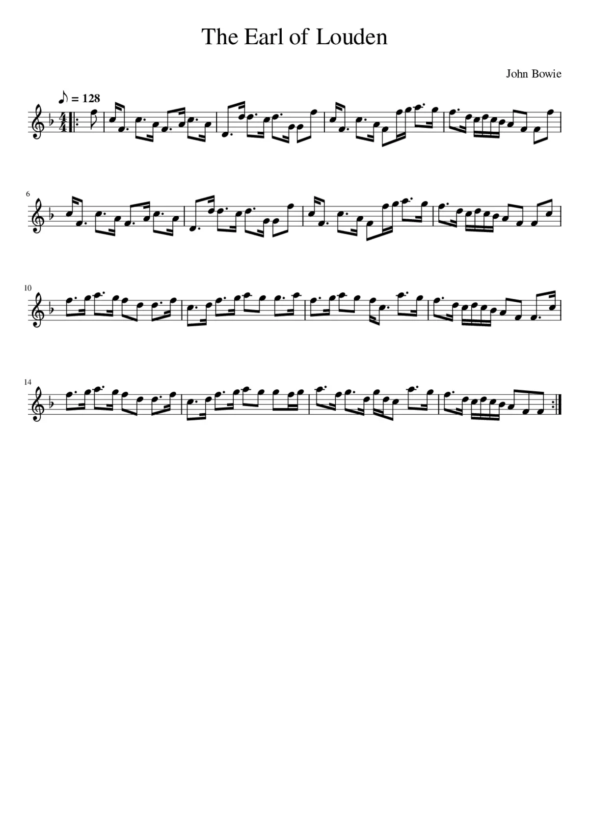 The Earl of Louden - Page 1