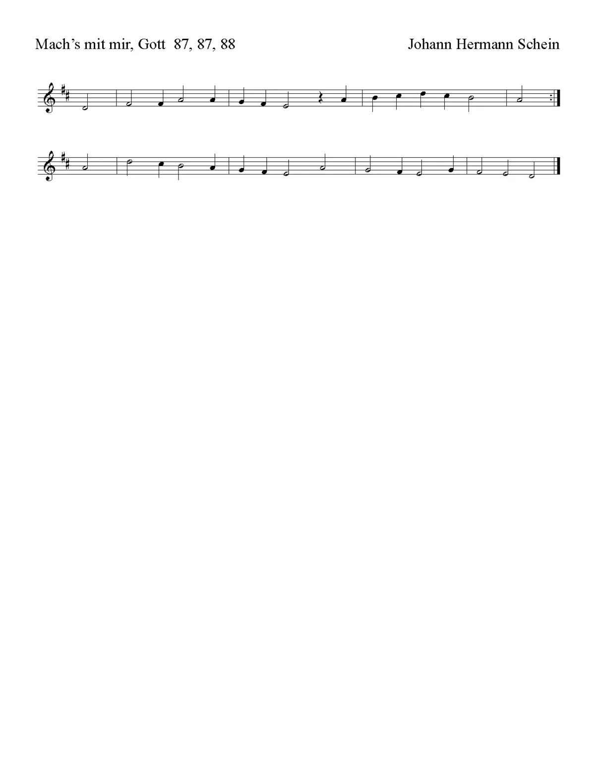 Machs mit mir Gott - Page 1