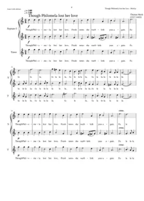 Though Philomela lost her love