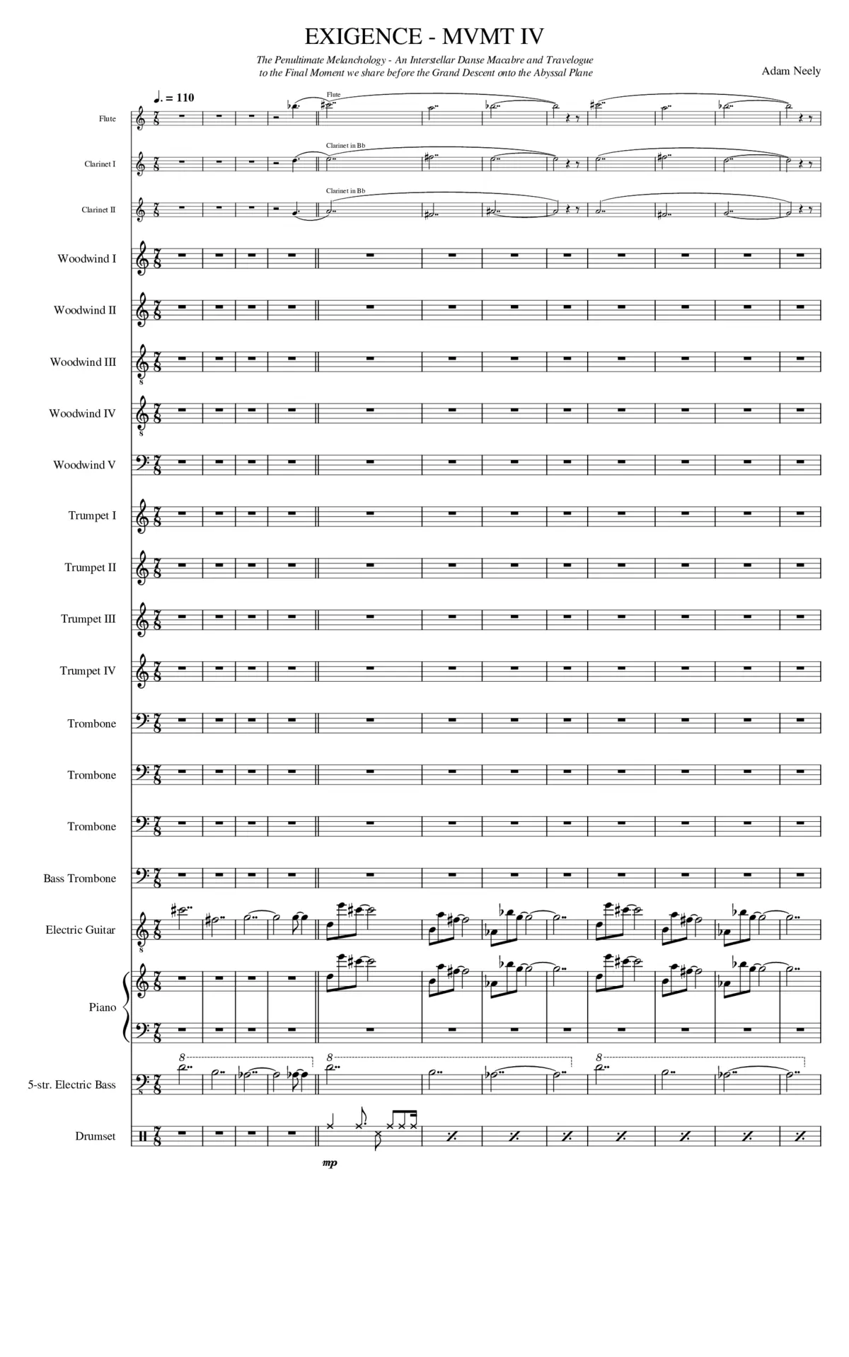 Exigence - MVMT IV - Page 1