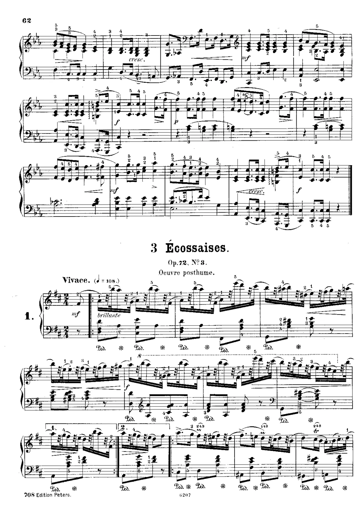 3 Ecossaises - Page 1