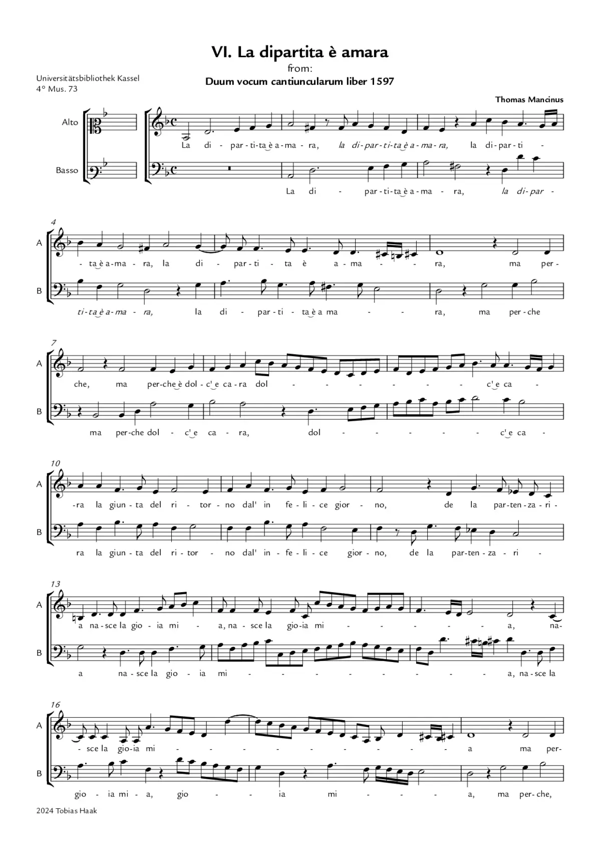 La dipartita è amara - Page 1