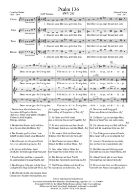 Danket dem Herren, gebt ihn Ehr, SWV 241