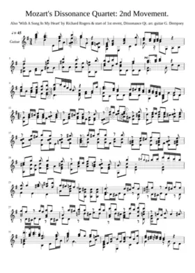 String Quartet No.19 in C major K.465