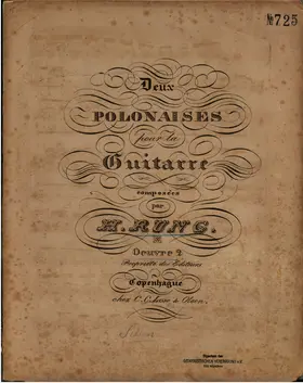 2 Polonaises pour la Guitarre