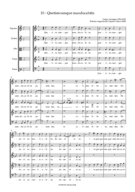 Quotiescumque manducabitis