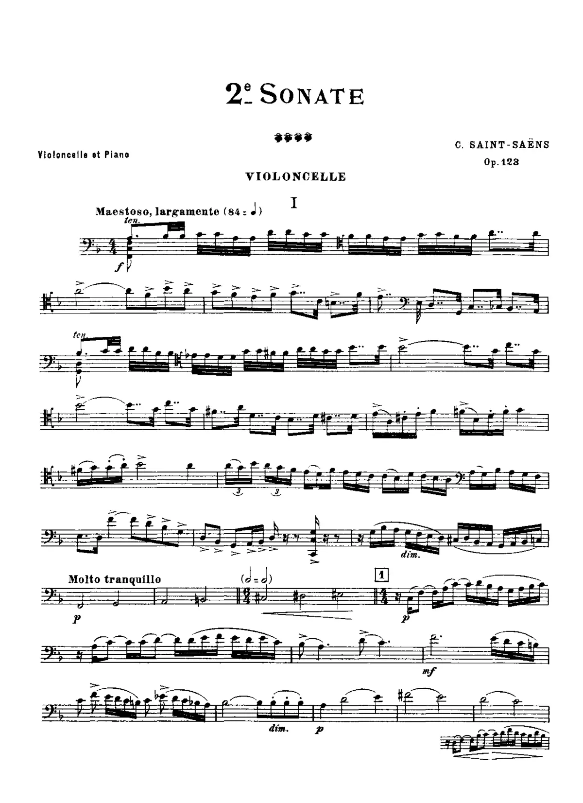 Cello Sonata No.2 - Page 1