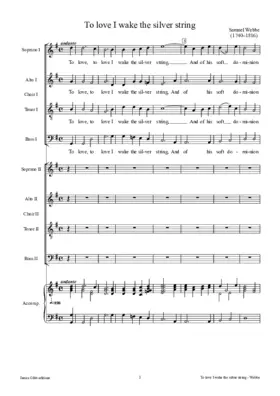To love I wake the silver string