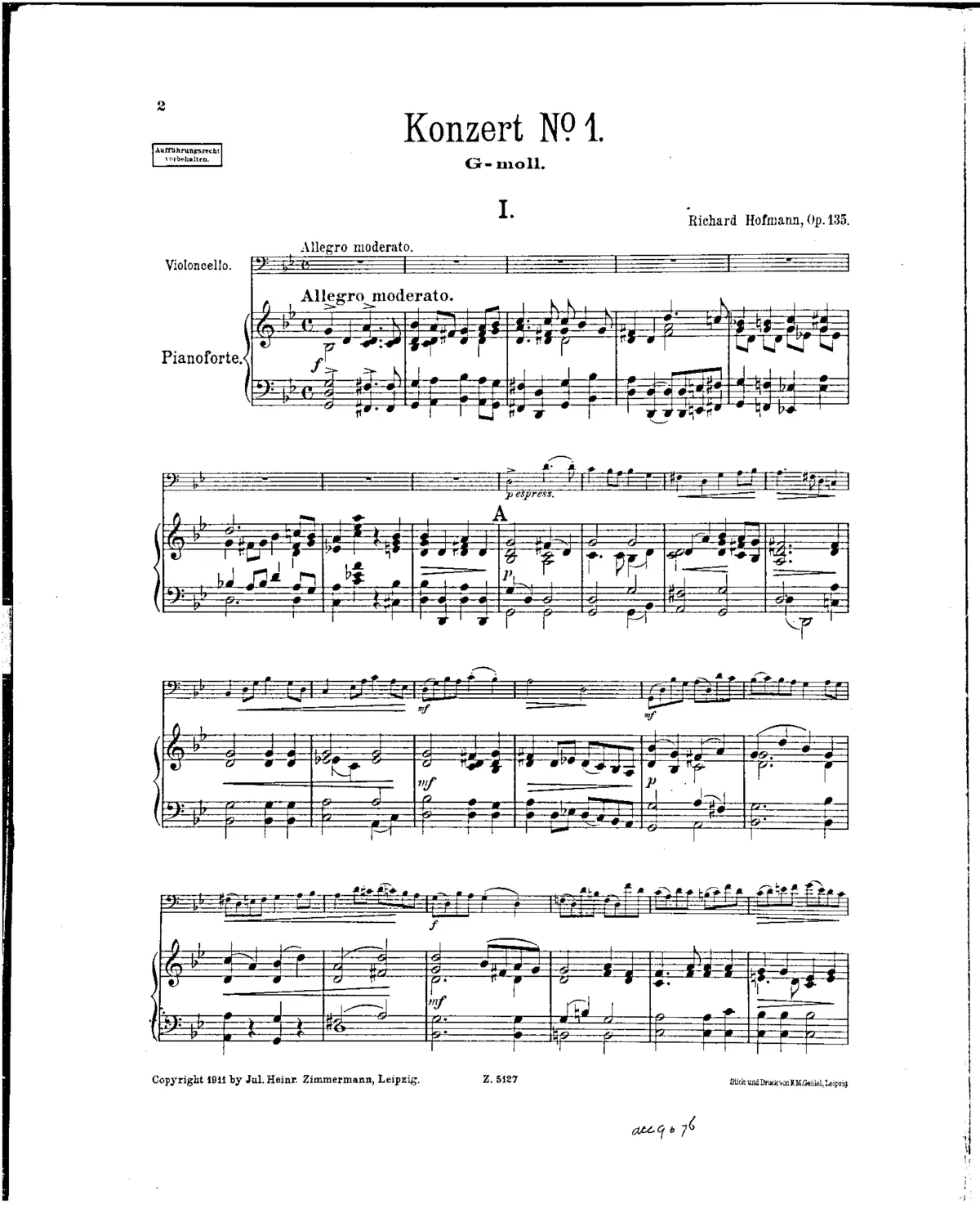 Zwei Schüler Konzerte - Page 1