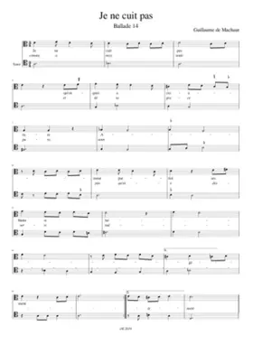 Ballade 14 Je ne cuit pas