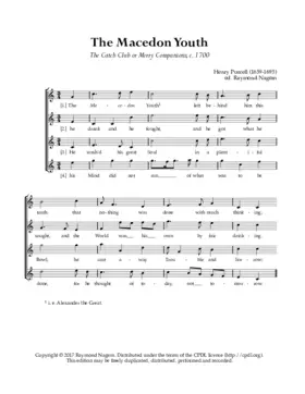 The Macedon Youth, Z 276