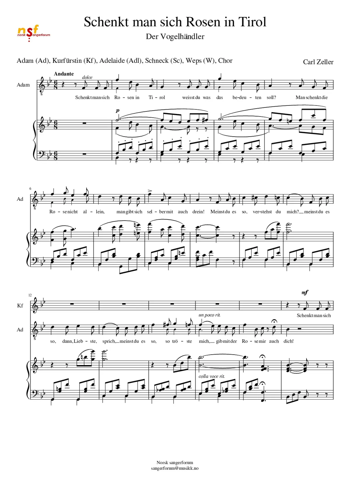 Schenkt man sich Rosen in Tirol - Page 1