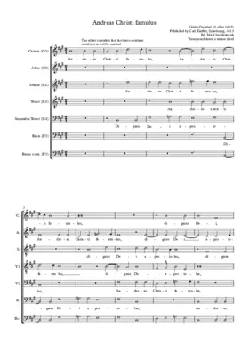 Andreas Christi famulus