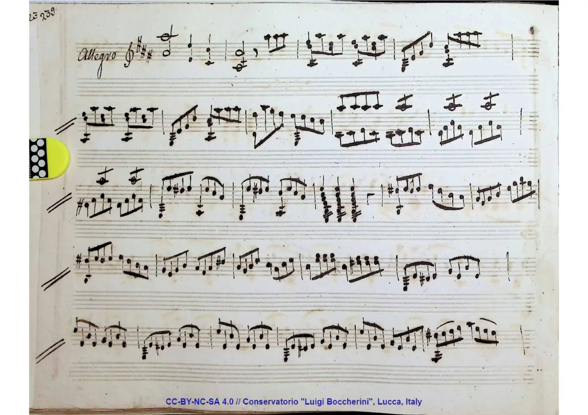 Sonata for Guitar Solo in A major - Page 1