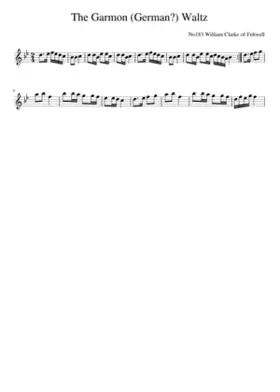 The Garmon (German?) Waltz