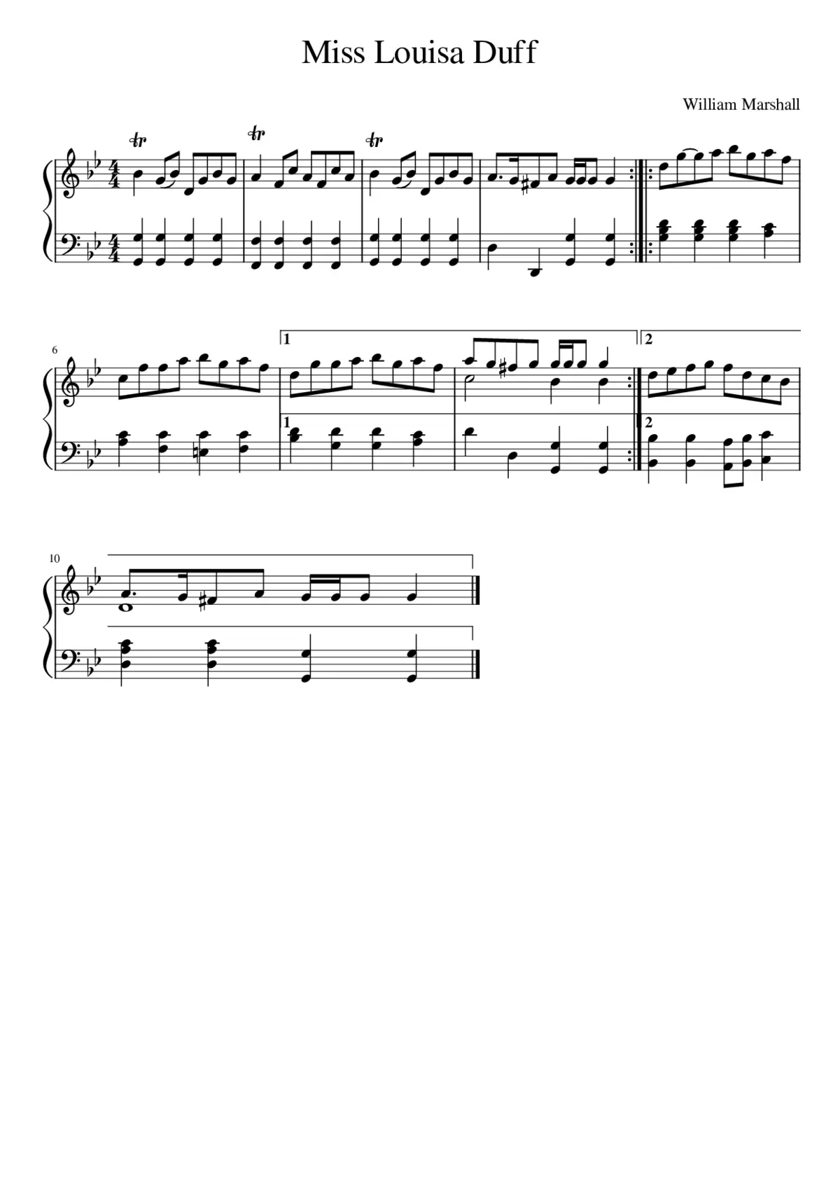 Miss Louisa Duff - Page 1
