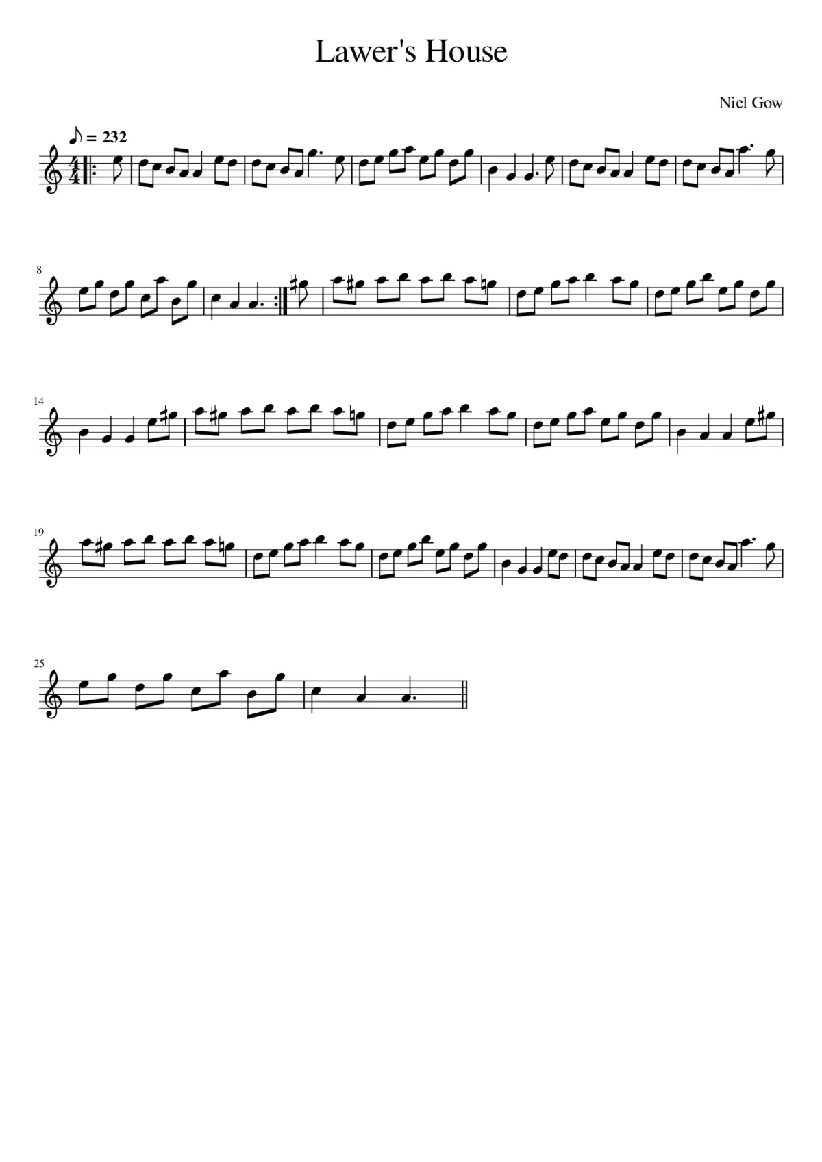 Lawer's House - Page 1