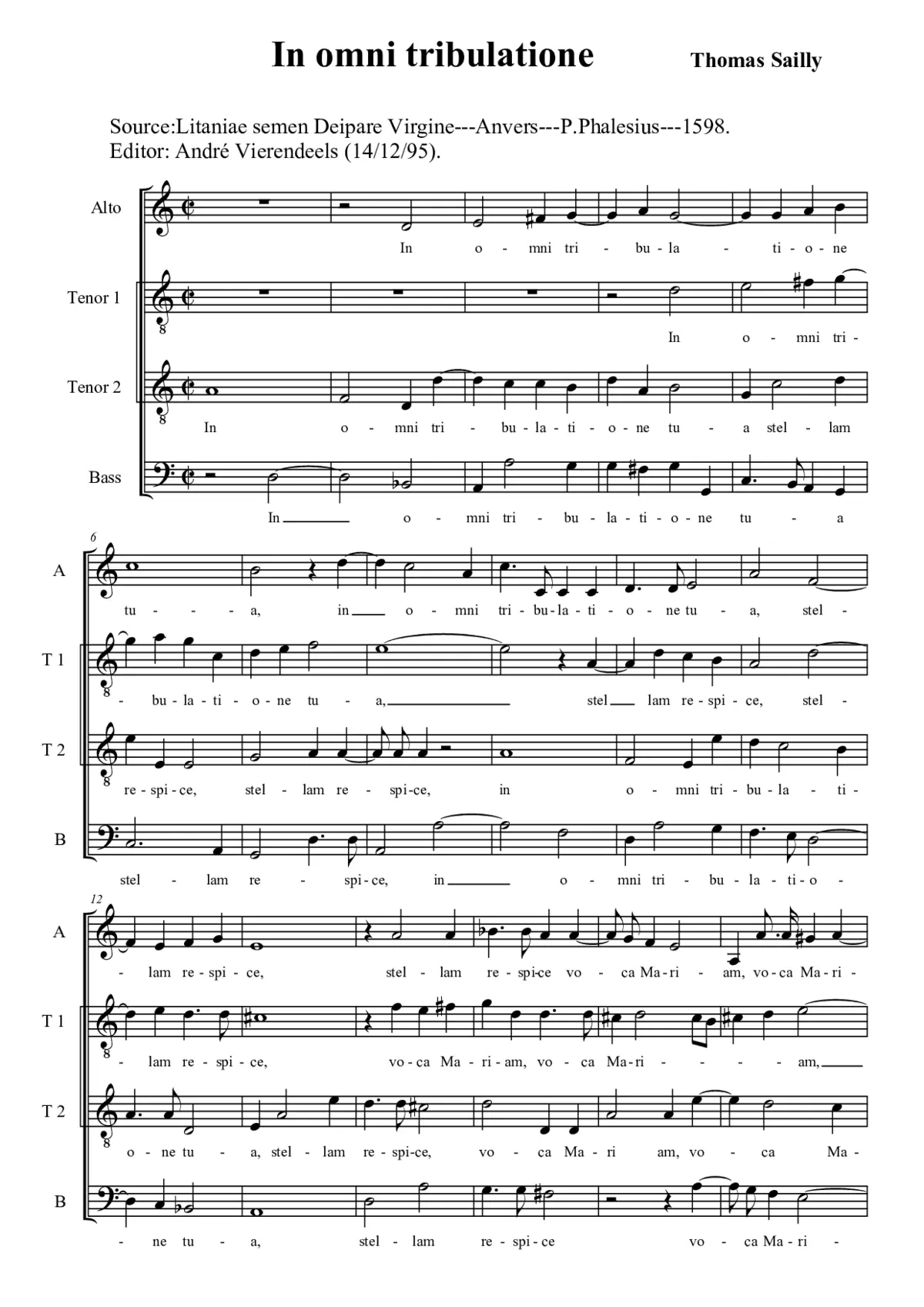 In omni tribulatione - Page 1