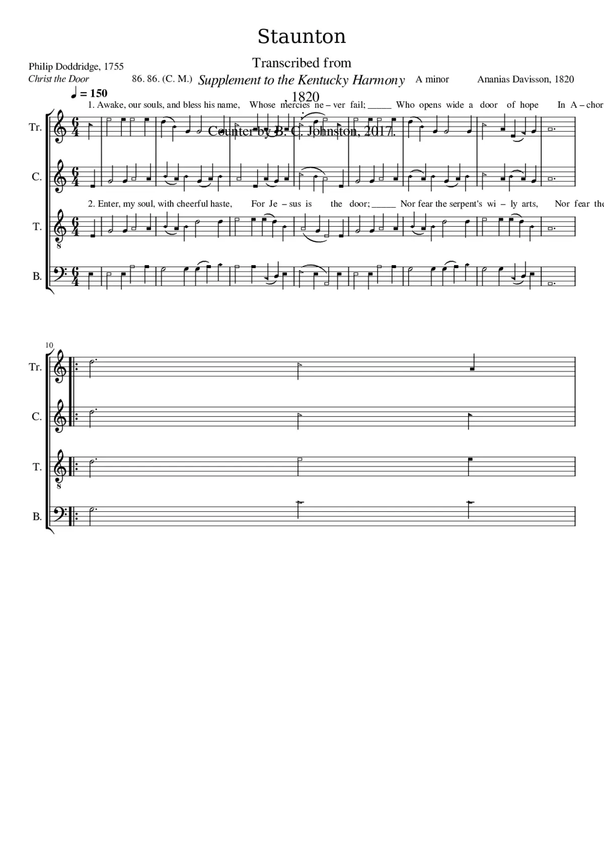 Staunton - Page 1
