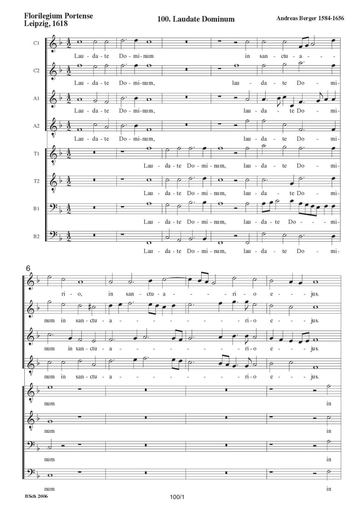 Laudate Dominum - Page 1