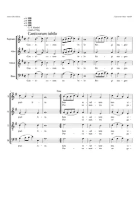 Canticorum jubilo