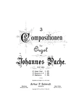 3 Compositionen für Orgel