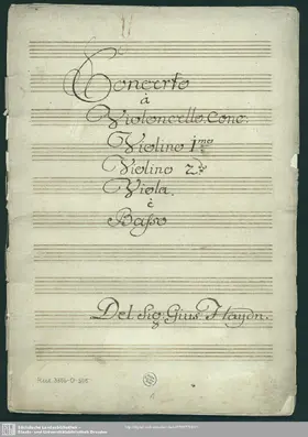 Cello Concerto in D major