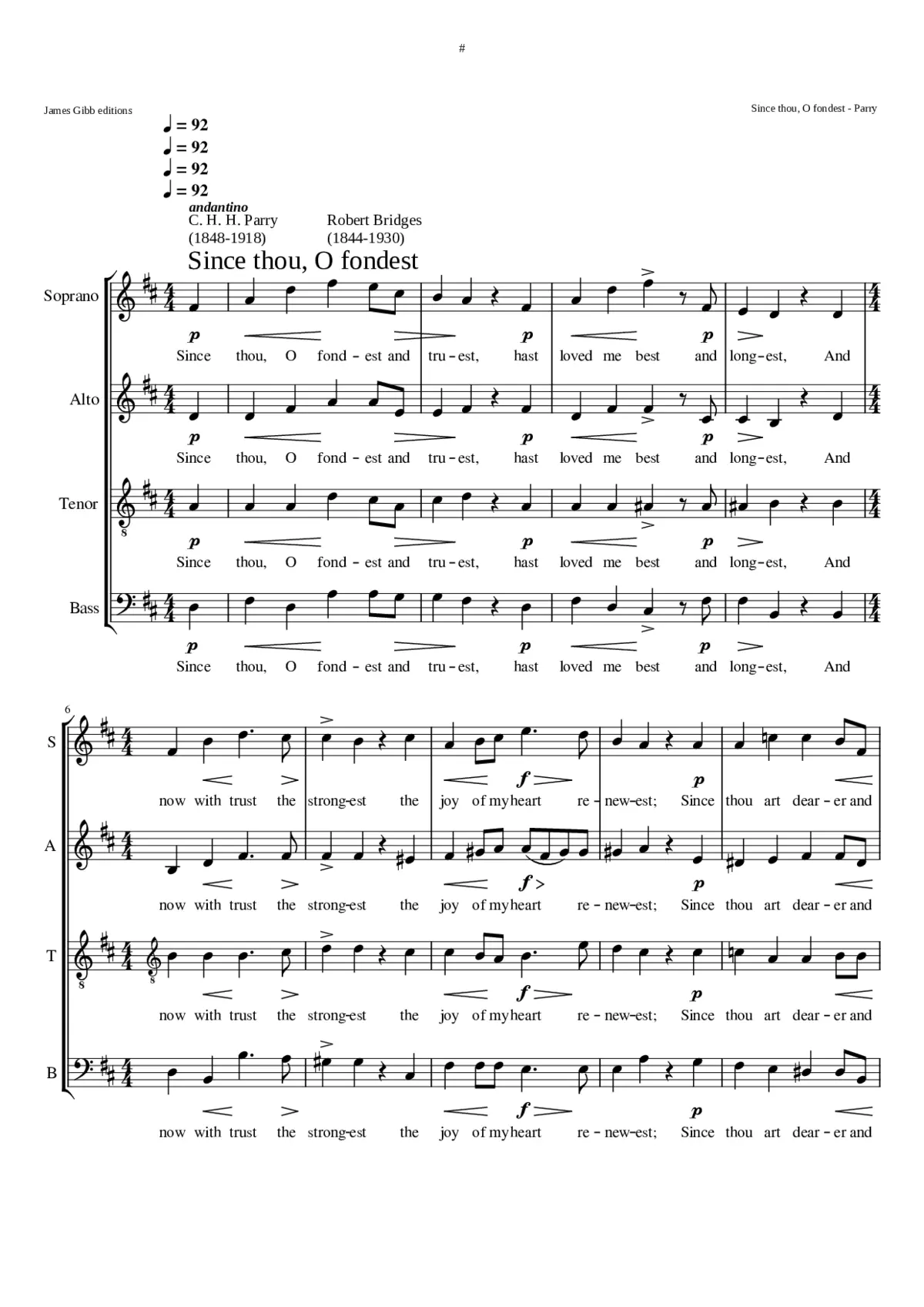 Since thou O fondest - Page 1