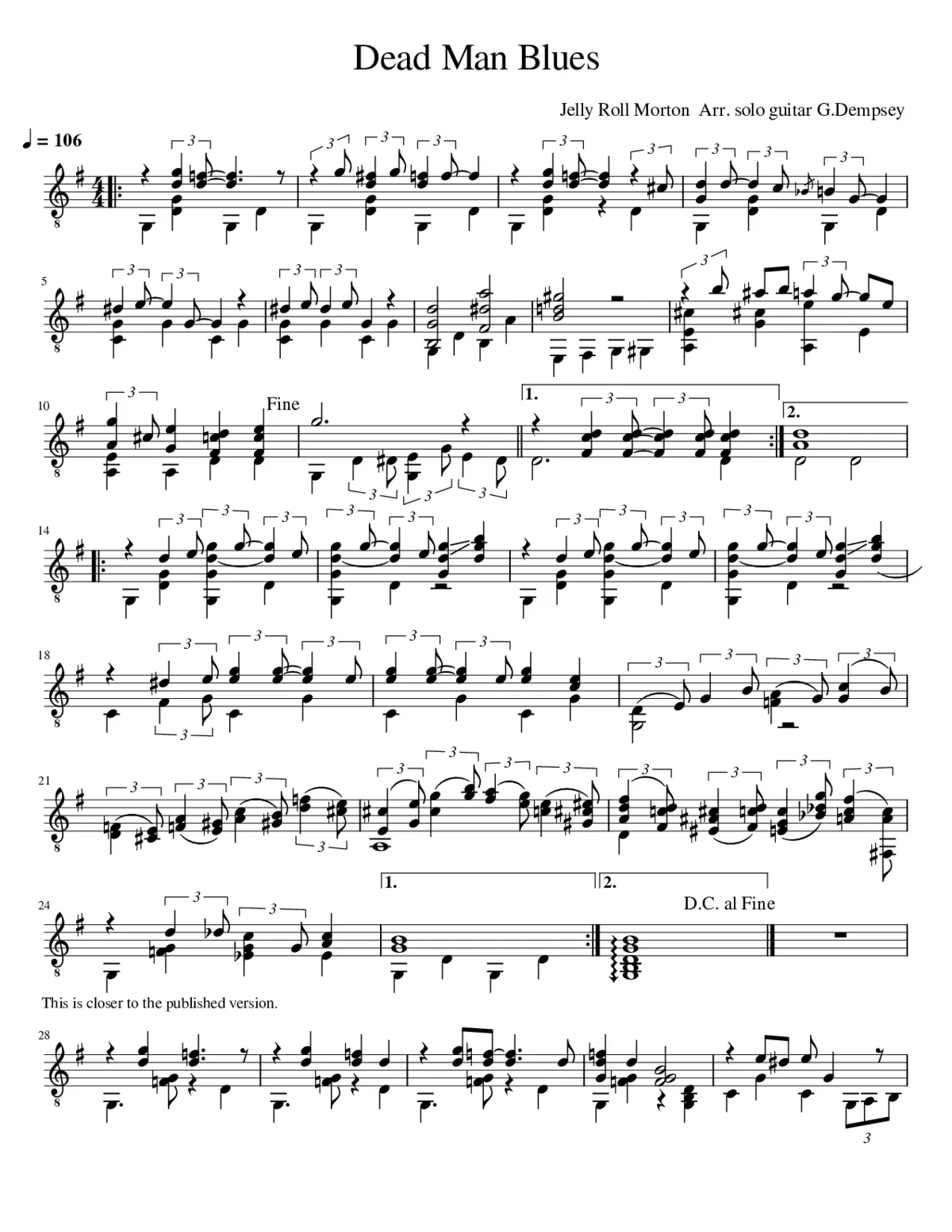 dead man blues - Page 1