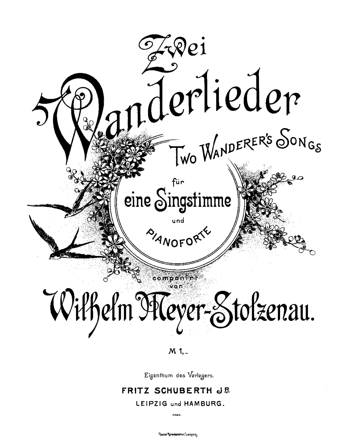 2 Wanderlieder - Page 1