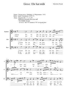 Grosz Ehr hat müh und pein