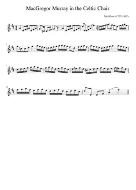 MacGregor Murray in the Celtic Chair