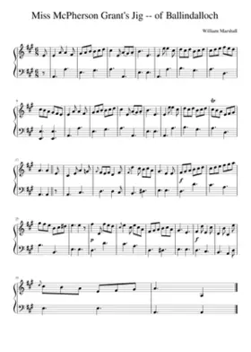 Miss McPherson Grant's Jig -- of Ballindalloch