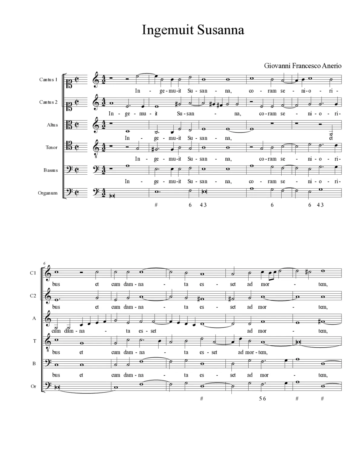 Ingemuit Susanna - Page 1