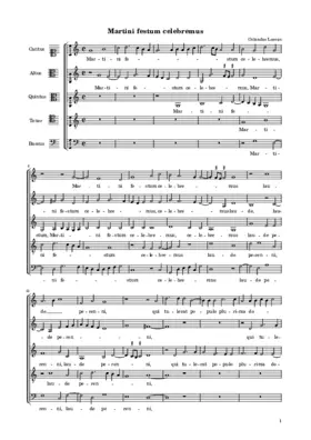 Martini festum celebremus