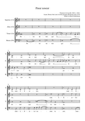 Pater noster a 4