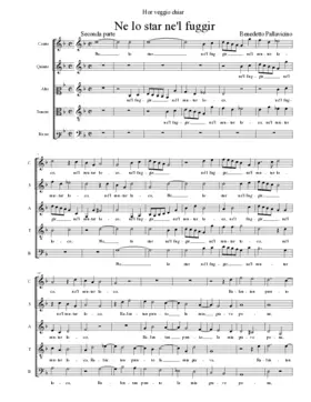 Ne lo star ne'l fuggir