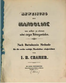Variations pour la Mandoline ou le Violon et la Guitarre