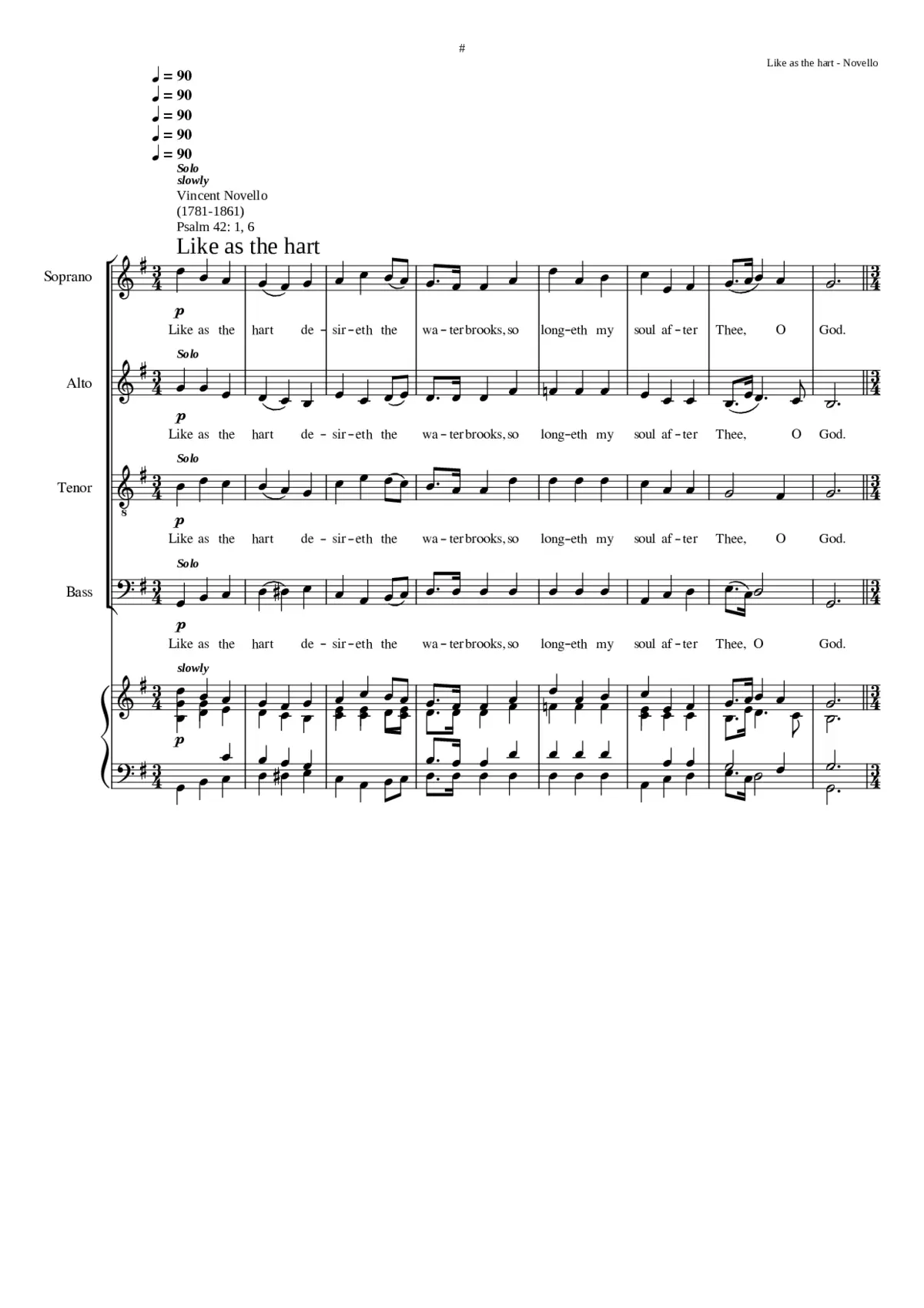 Like as the hart - Page 1