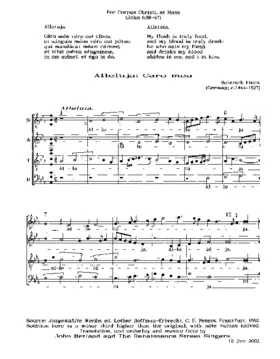 Alleluia: Caro mea
