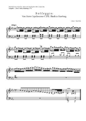 Solfeggio in E-flat major