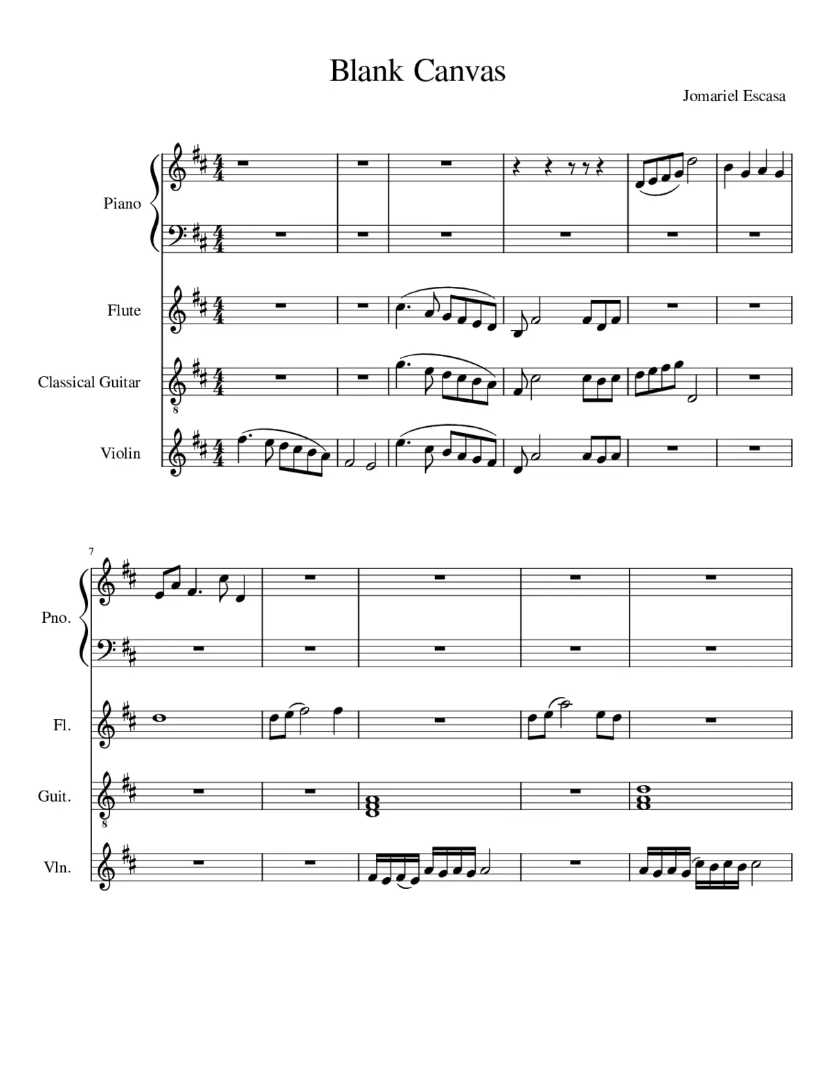 Blank Canvas - Page 1