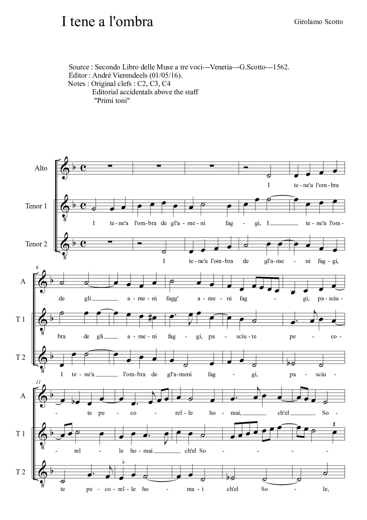 Itene a l'ombra - Page 1