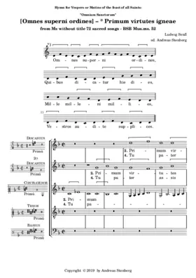 Omnes superni ordines – * Primum virtutes igneae