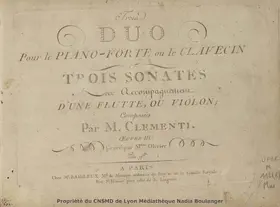 3 Duets and 3 Sonatas