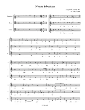 O beate Sebastiane magna est fides tua intercede pro nobis