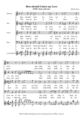 How should I shew my love