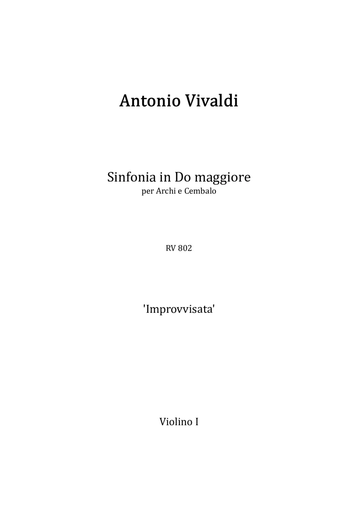 Improvisata - Page 1