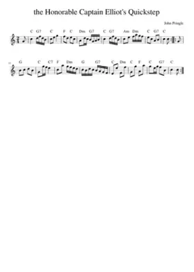 the Honorable Captain Elliot's Quickstep